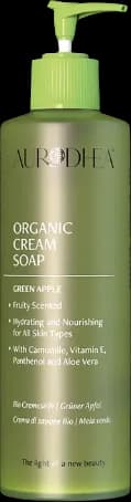 Sabonete cremoso orgânico Maçã verde